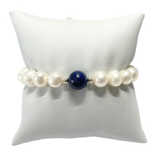 Cargar imagen en el visor de la galería, Mi Pulsera Lapis Lazuli Perlada