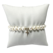 Cargar imagen en el visor de la galería, Mi Pulsera Cruz Perlada
