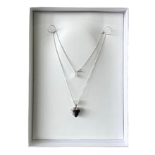 Cargar imagen en el visor de la galería, Mi Collar Dije Relicario Corazón Perlado