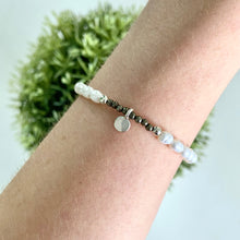 Cargar imagen en el visor de la galería, Mi Pulsera Perlada Ajustable Pirita