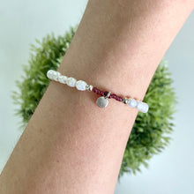 Cargar imagen en el visor de la galería, Mi Pulsera Perlada Ajustable Rodolita