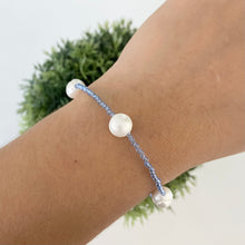 Cargar imagen en el visor de la galería, Mi Pulsera Ajustable Cristales Y Perlas XL