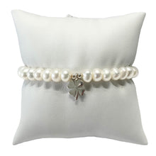 Cargar imagen en el visor de la galería, Mi Pulsera Trébol Perlado Elástica