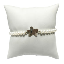 Cargar imagen en el visor de la galería, Mi Pulsera Orquídea Perlada Elástica