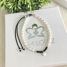 Cargar imagen en el visor de la galería, Mi Pulsera Perlada Ajustable Ónix