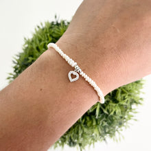 Cargar imagen en el visor de la galería, Mi Pulsera Corazón Pave Perlada