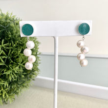 Cargar imagen en el visor de la galería, Mi Arete Perlado Turquesa