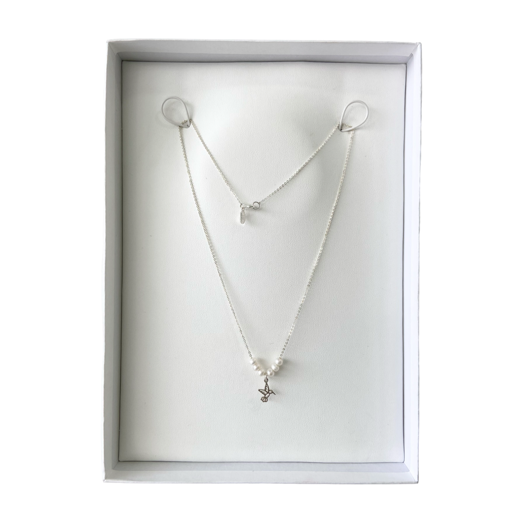 Mi Collar Colibrí Perlado