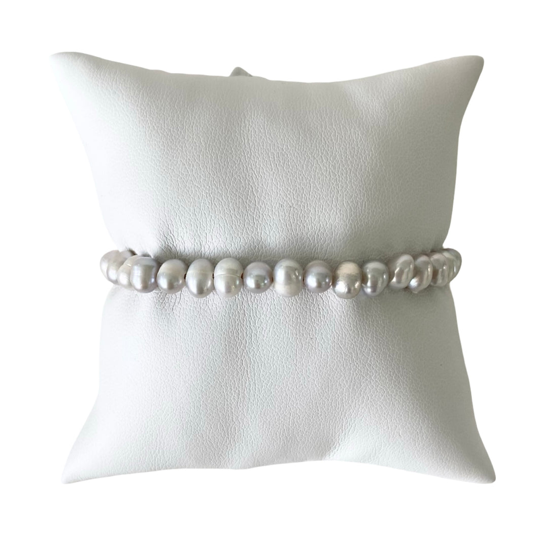 Mi Pulsera Perlada Gris