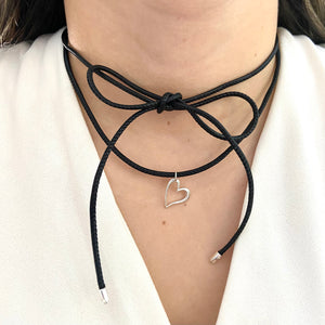 Mi Collar Choker Corazón Droopy