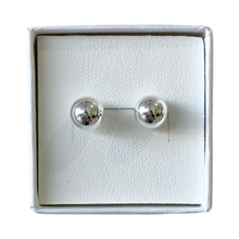 Cargar imagen en el visor de la galería, Mi Bolita Plateada Stud 8mm
