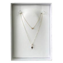 Cargar imagen en el visor de la galería, Mi Collar Cruz Perlado GF
