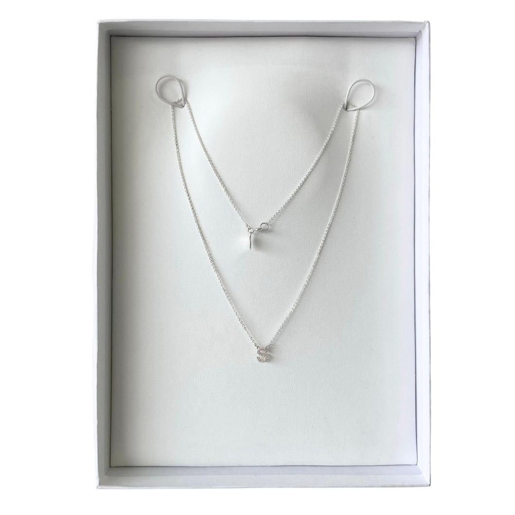 Mi Collar Pave Inicial