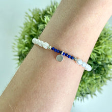 Cargar imagen en el visor de la galería, Mi Pulsera Perlada Ajustable Lapis Lazuli
