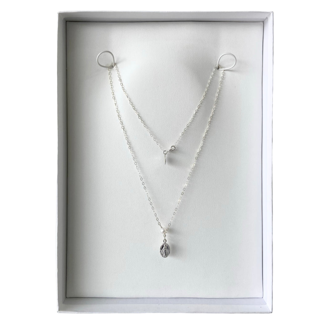 Mi Collar Medalla Milagrosa Perlada