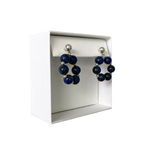 Cargar imagen en el visor de la galería, Mi Arete Círculo Lapis Lazuli

