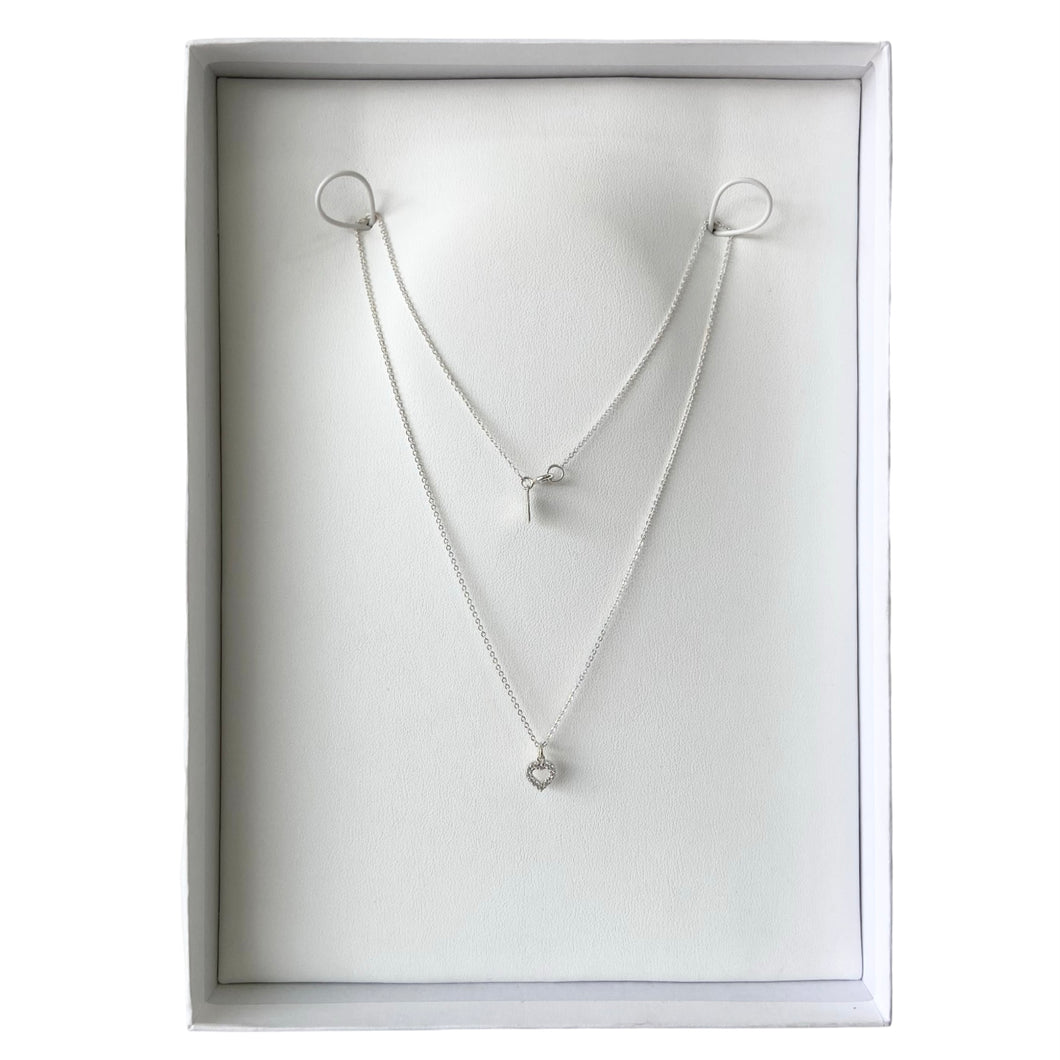 Mi Collar Corazón Pave