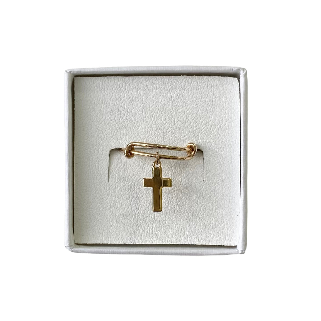 Mi Anillo Cruz Ajustable GF