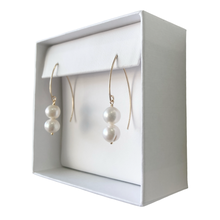 Cargar imagen en el visor de la galería, Mi Arete Perlado Doble GF
