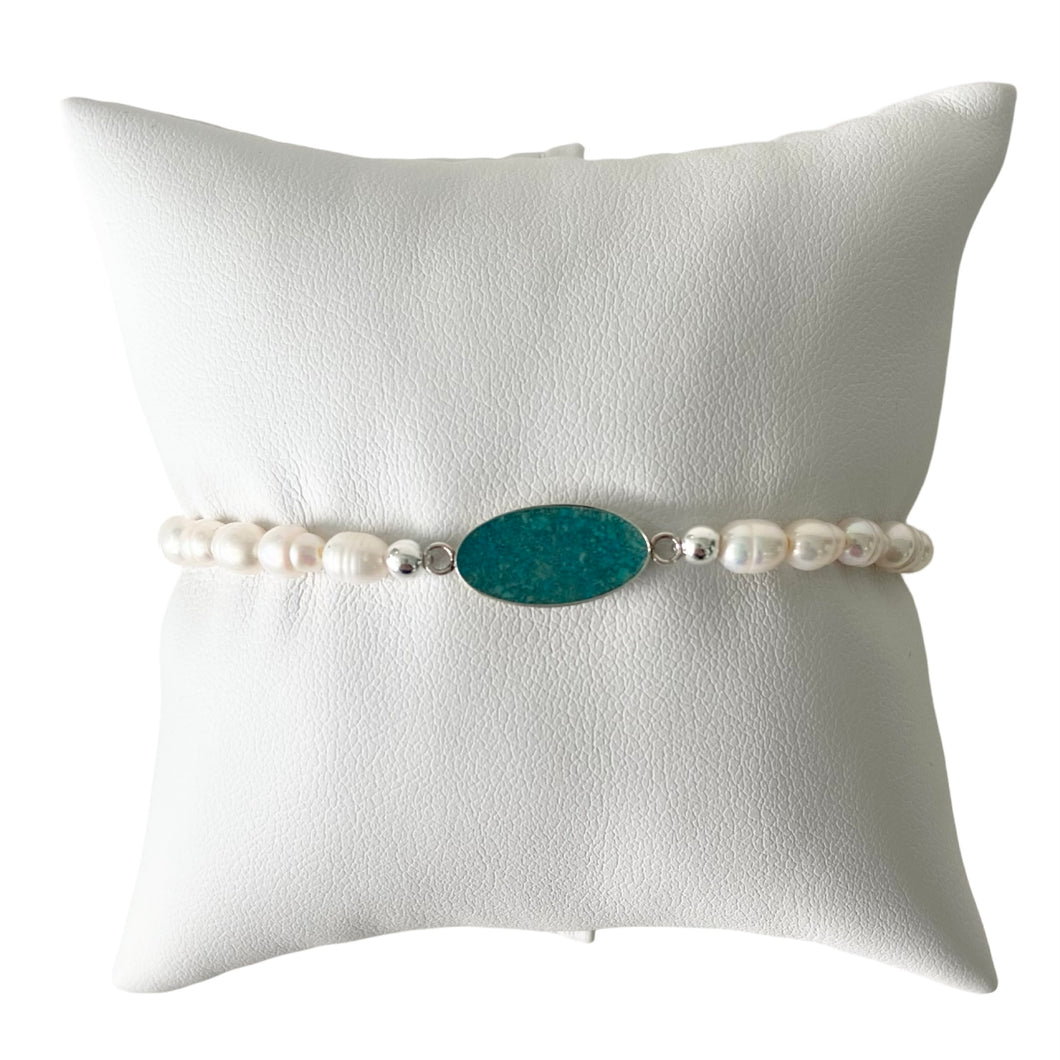 Mi Pulsera Turquesa Perlada
