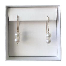 Cargar imagen en el visor de la galería, Mi Arete Perlado Doble GF
