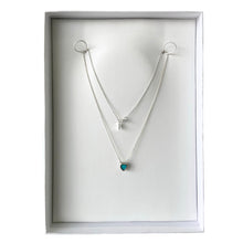 Cargar imagen en el visor de la galería, Mi Collar Dije Corazón Turquesa
