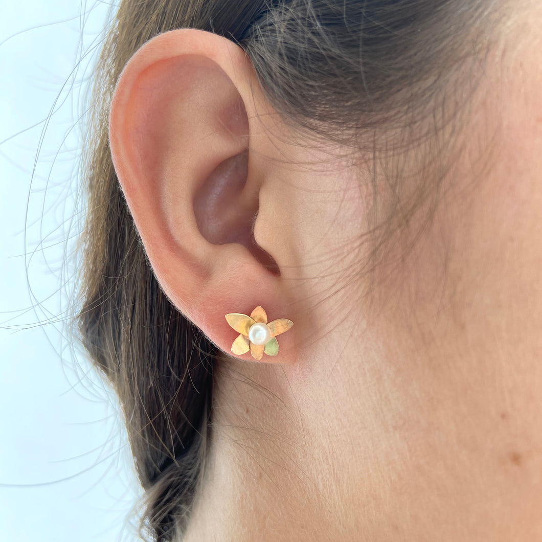 Mi Arete Orquidea Perlada